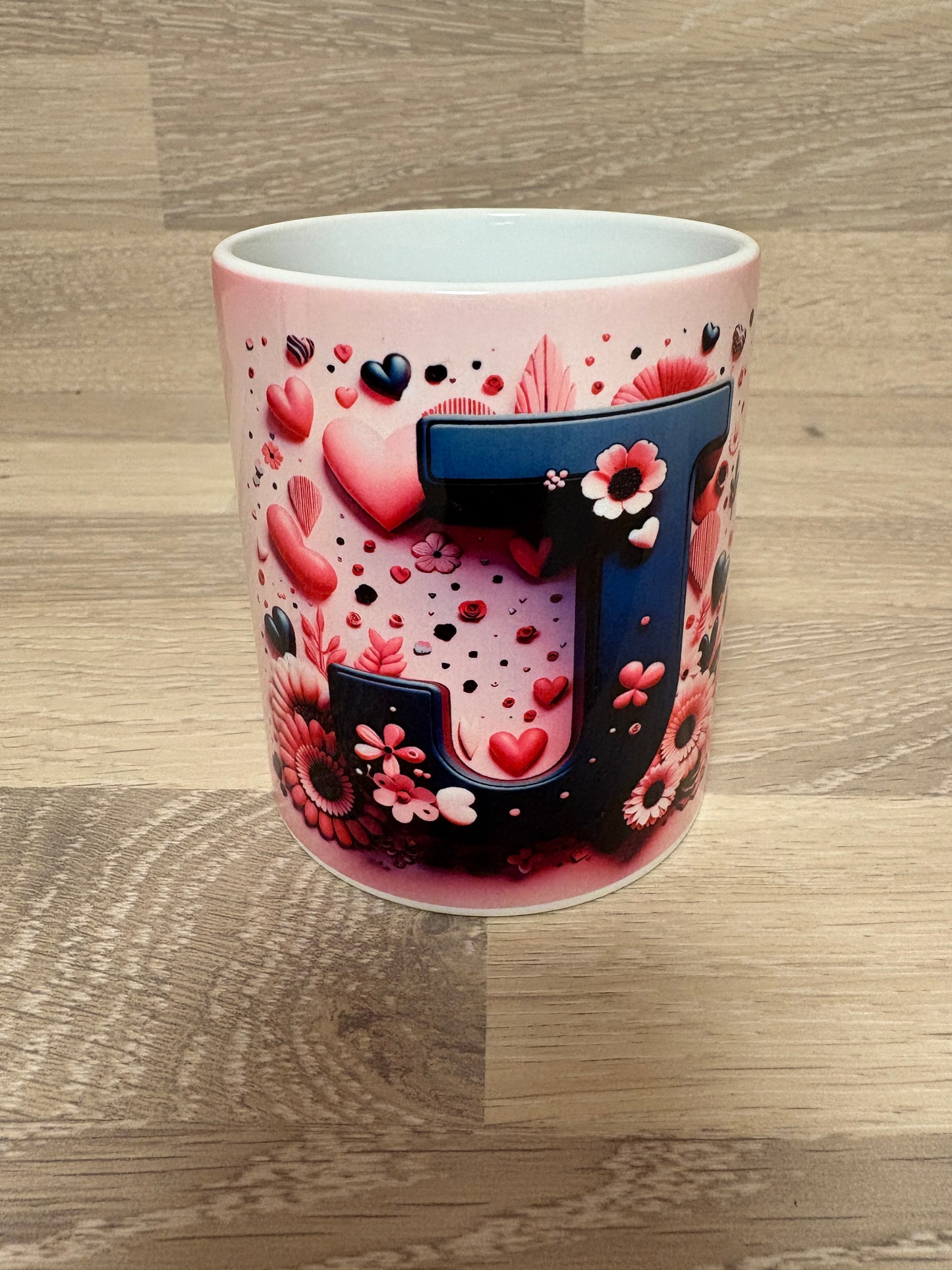 Kaffee-/Teetasse Valentinstag Buchstaben Artikeln. 1002