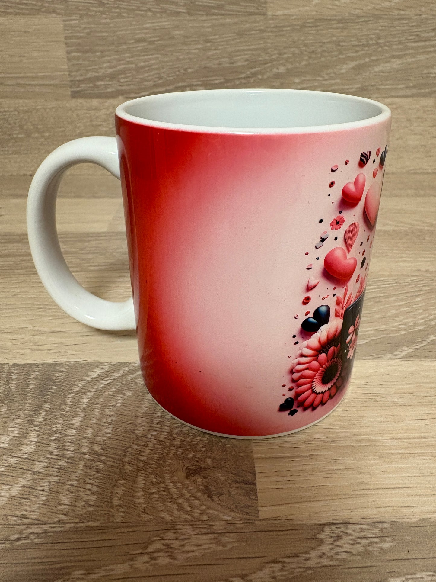 Kaffee-/Teetasse Valentinstag Buchstaben Artikeln. 1002