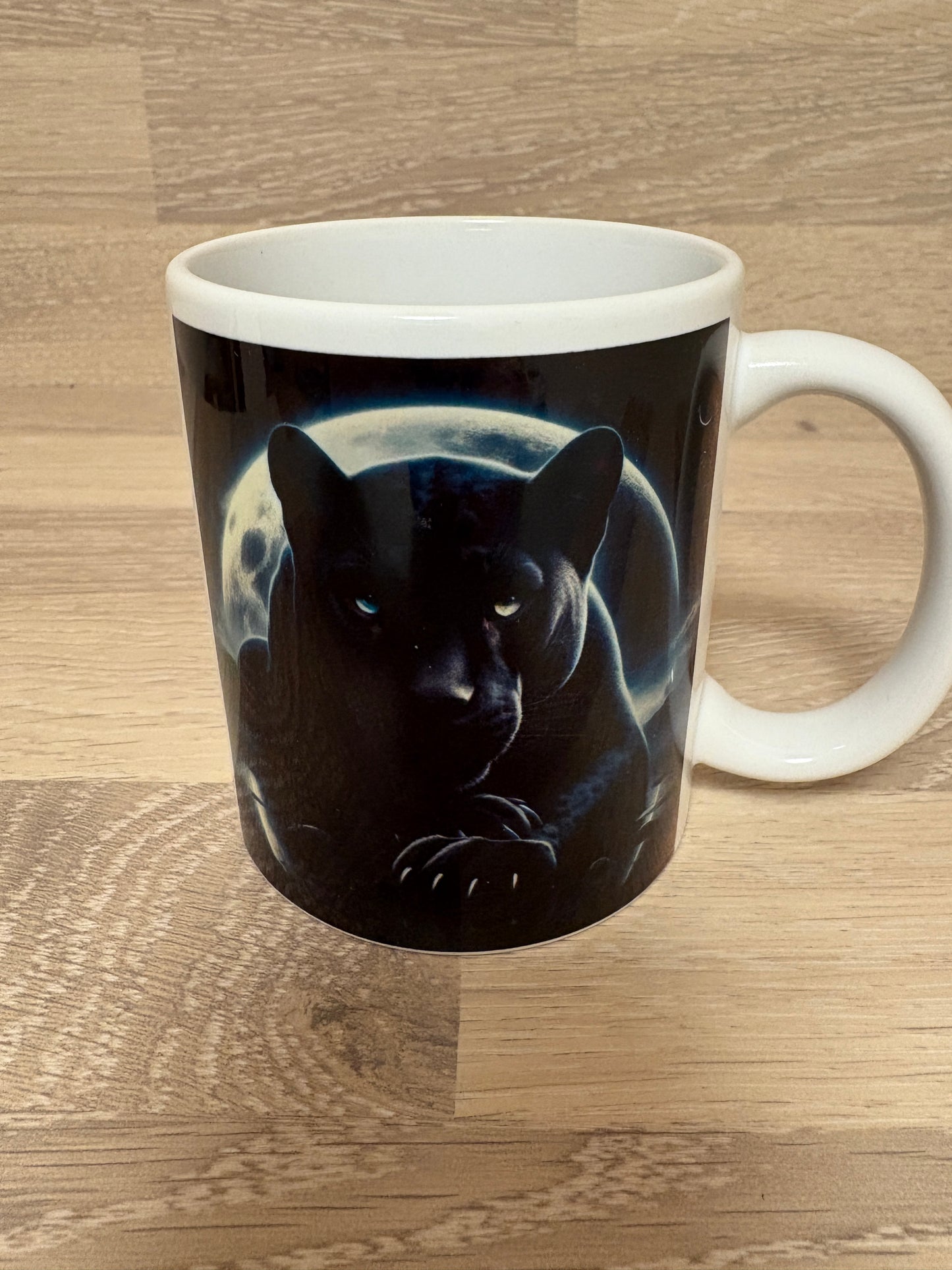 Kaffee-/Teetasse schwarzer Panther Artikeln. 1003