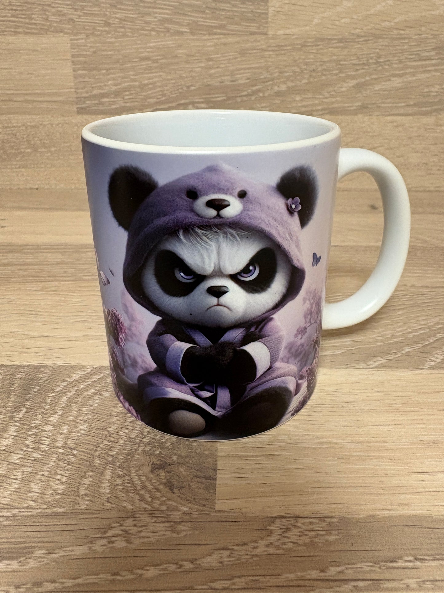 Kaffee-/Teetasse mürrische Pandababy matt Artikeln. 1010