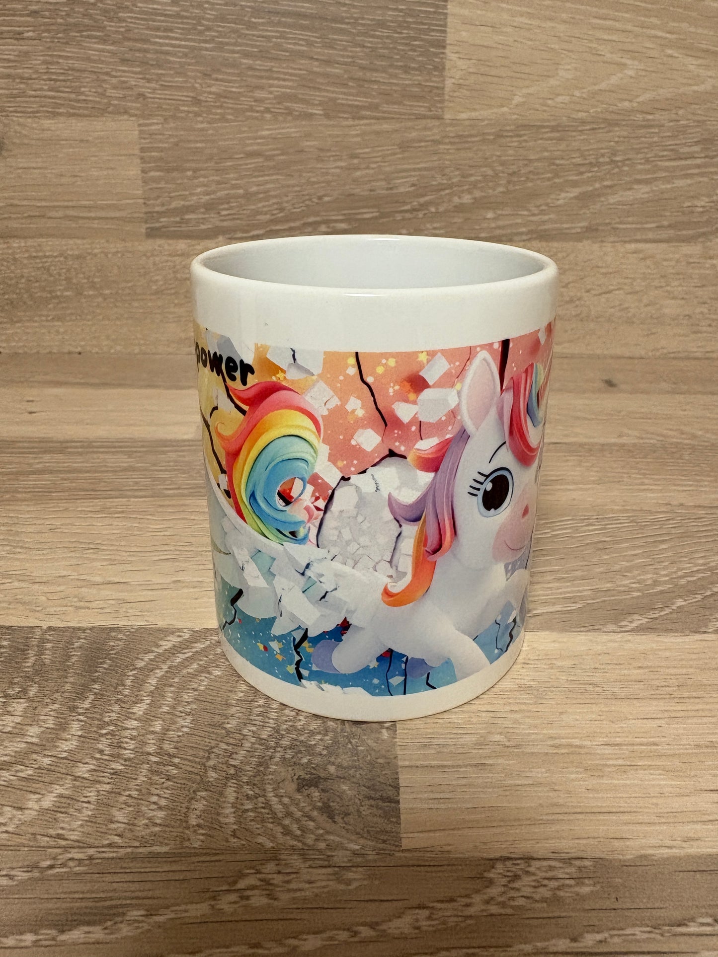 Kaffee-/Teetasse Einhornpower Artikeln. 1011