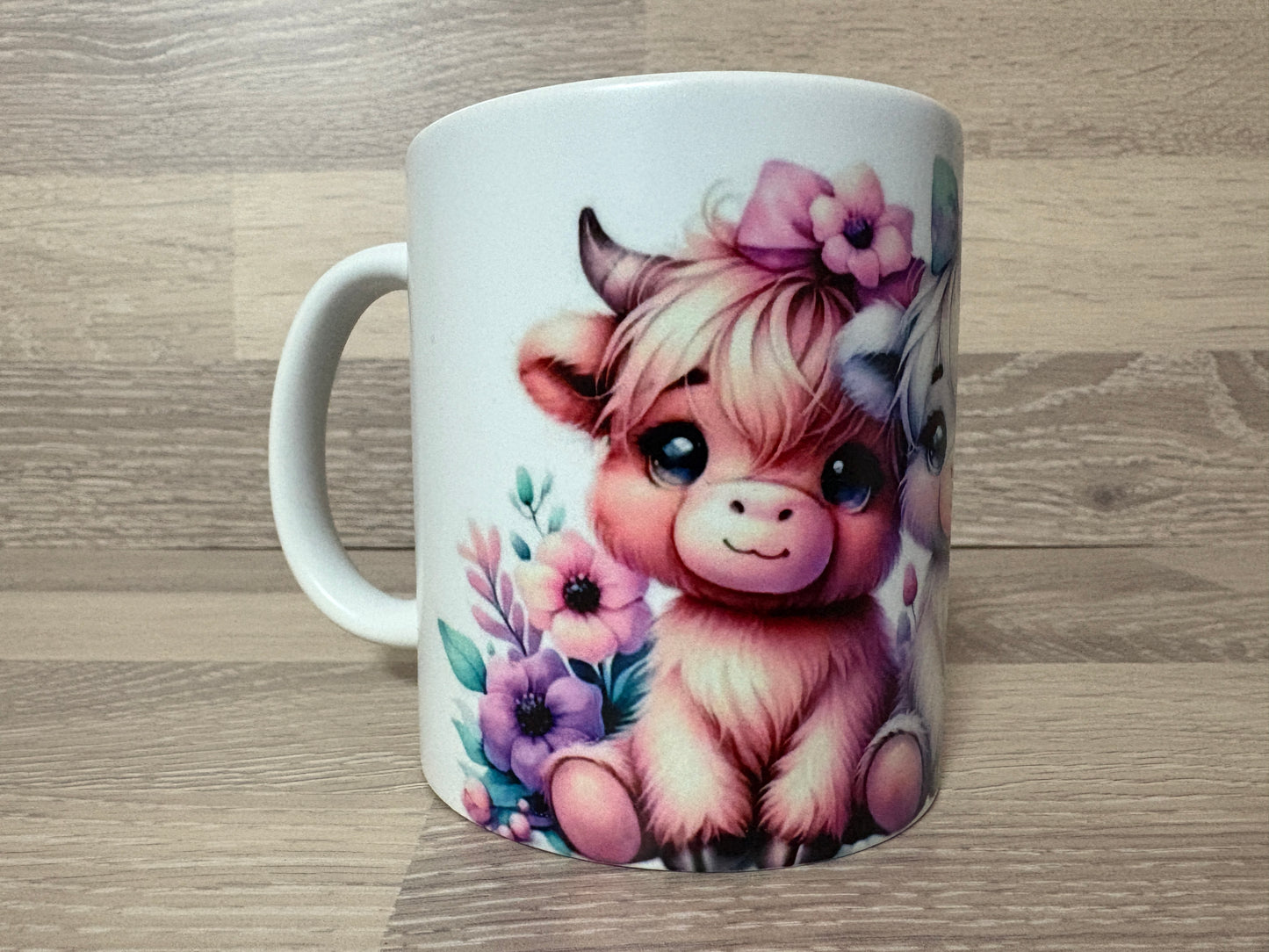 Kaffee-/Teetasse Highland Cows matt Artikeln. 1015