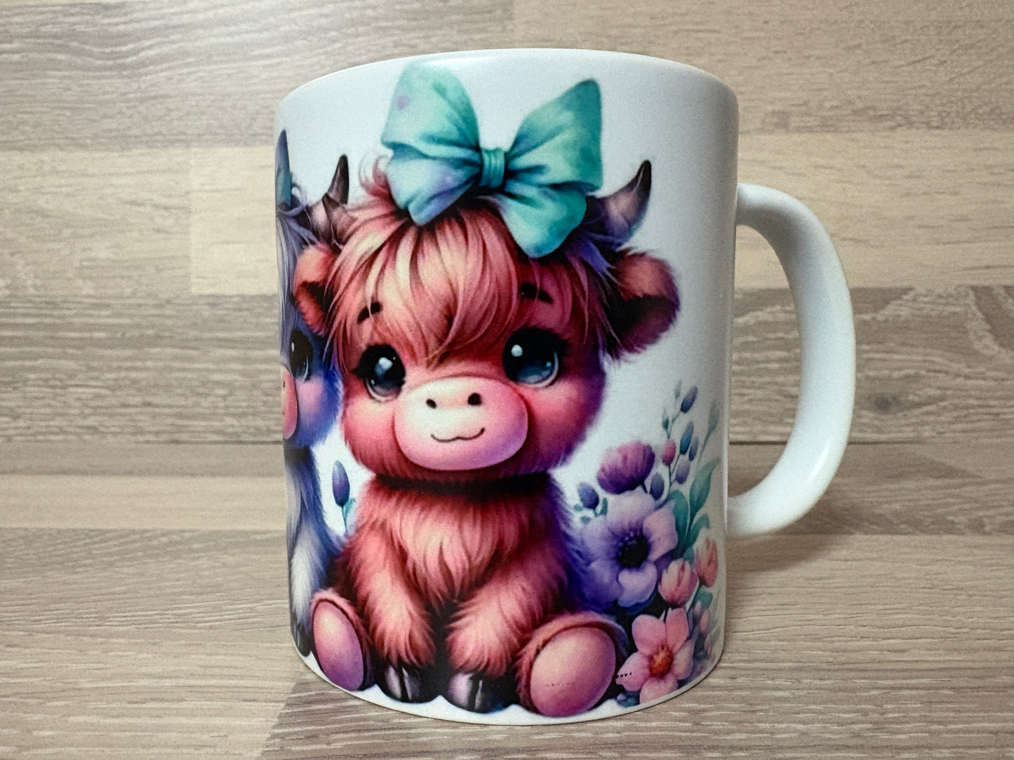 Kaffee-/Teetasse Highland Cows matt Artikeln. 1015