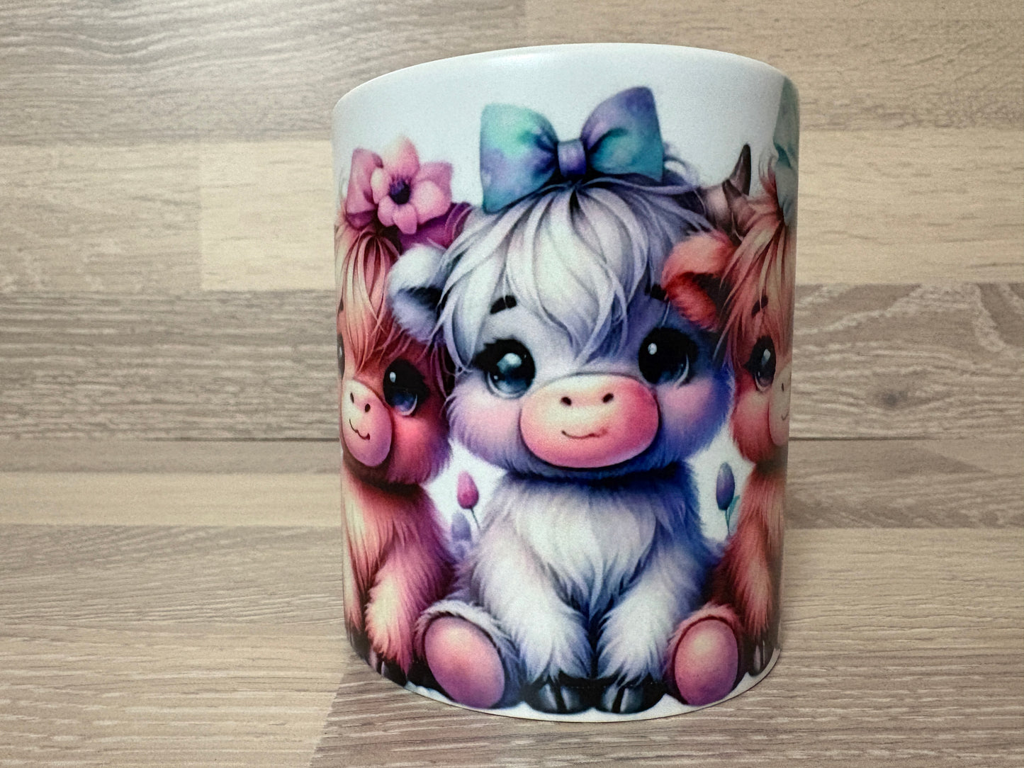 Kaffee-/Teetasse Highland Cows matt Artikeln. 1015