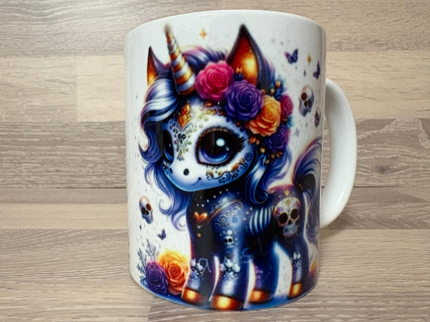 Kaffee-/Teetasse Punk Einhorn Artikeln. 1017