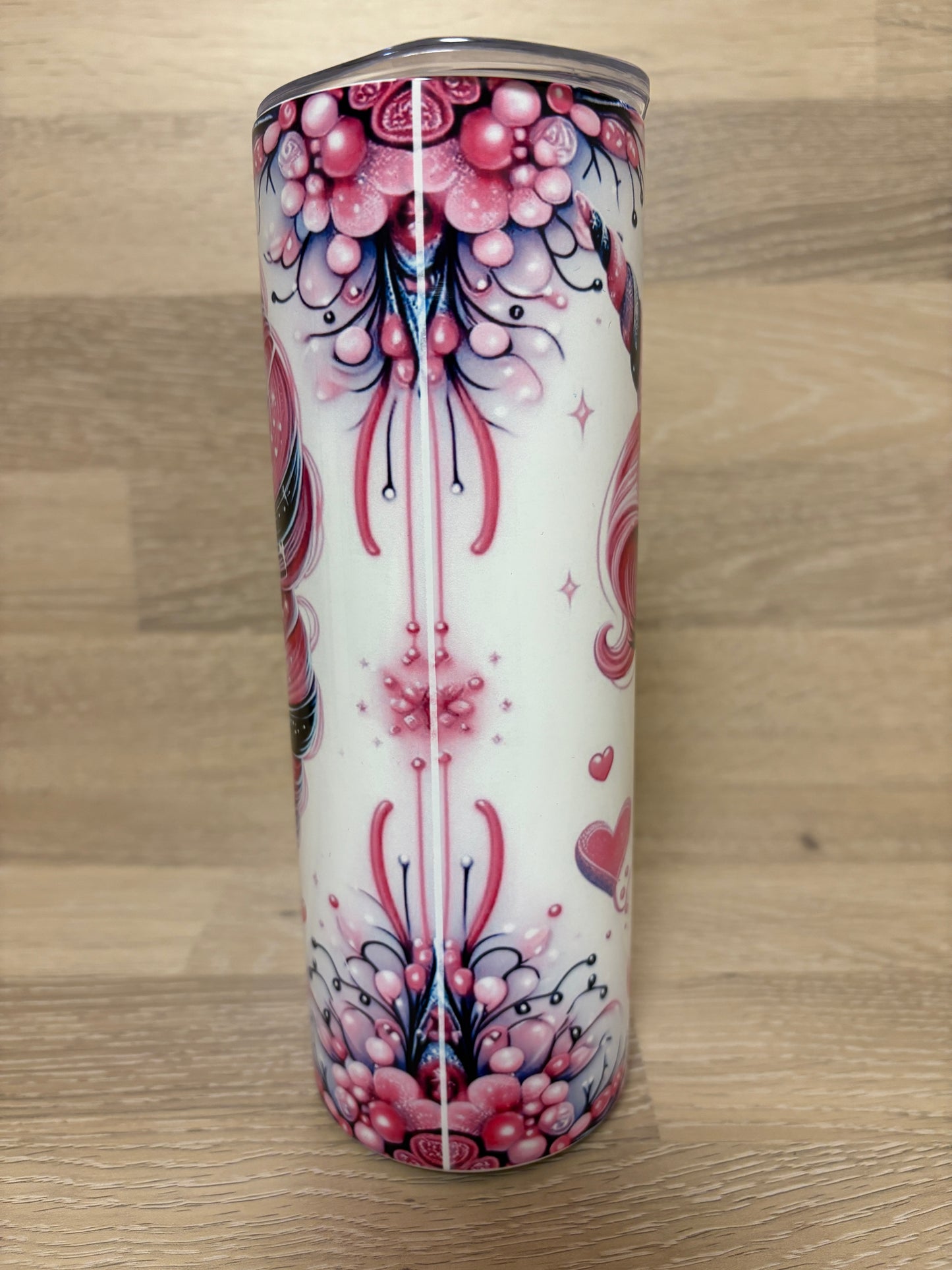 Tumbler/Edelstahlthermobecher Einhorn mit Zopf Artikeln. 2005