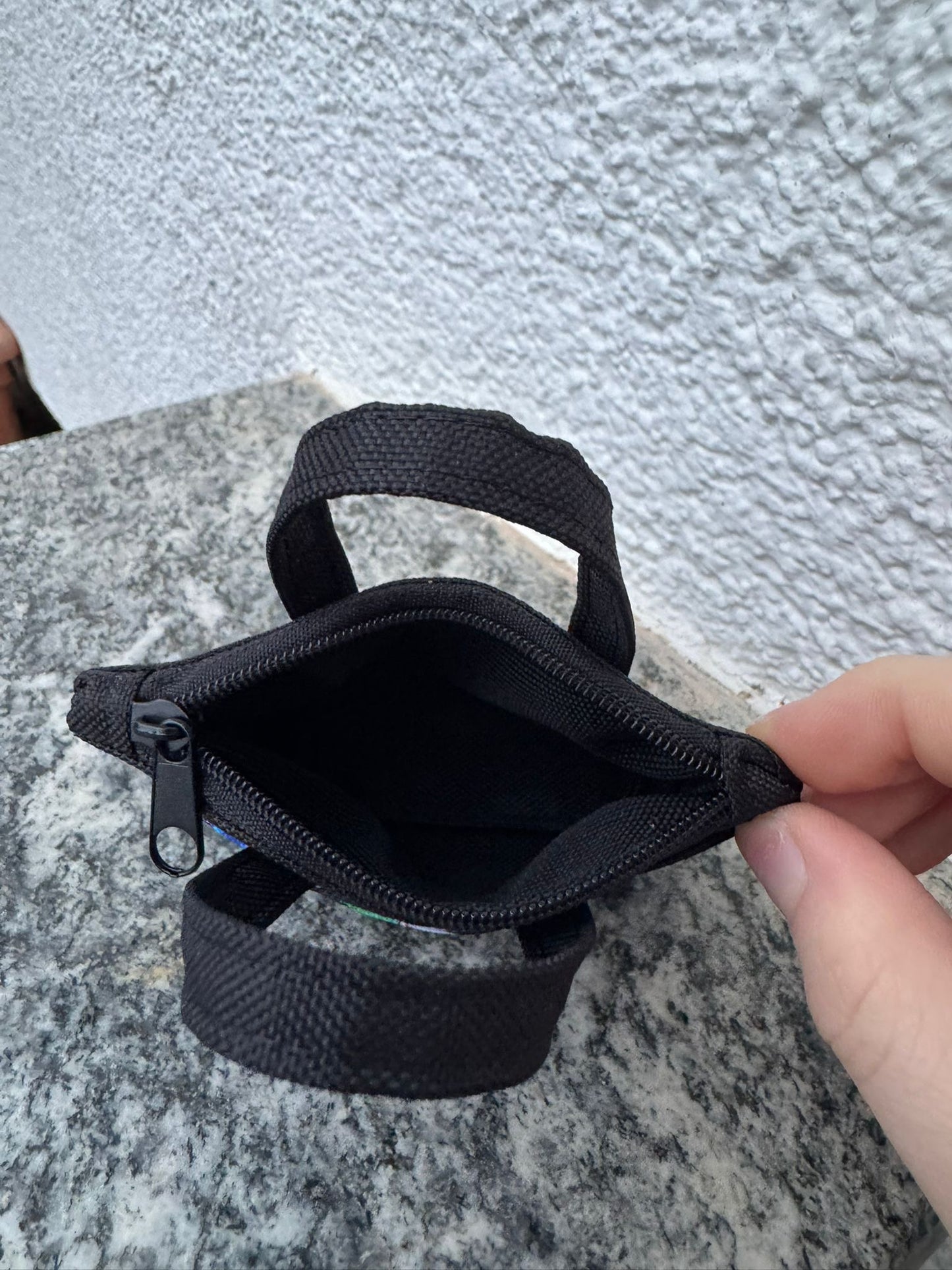 Mini Handtasche - süßer Anhänger für deine Kleinigkeiten Punk Mad Cat