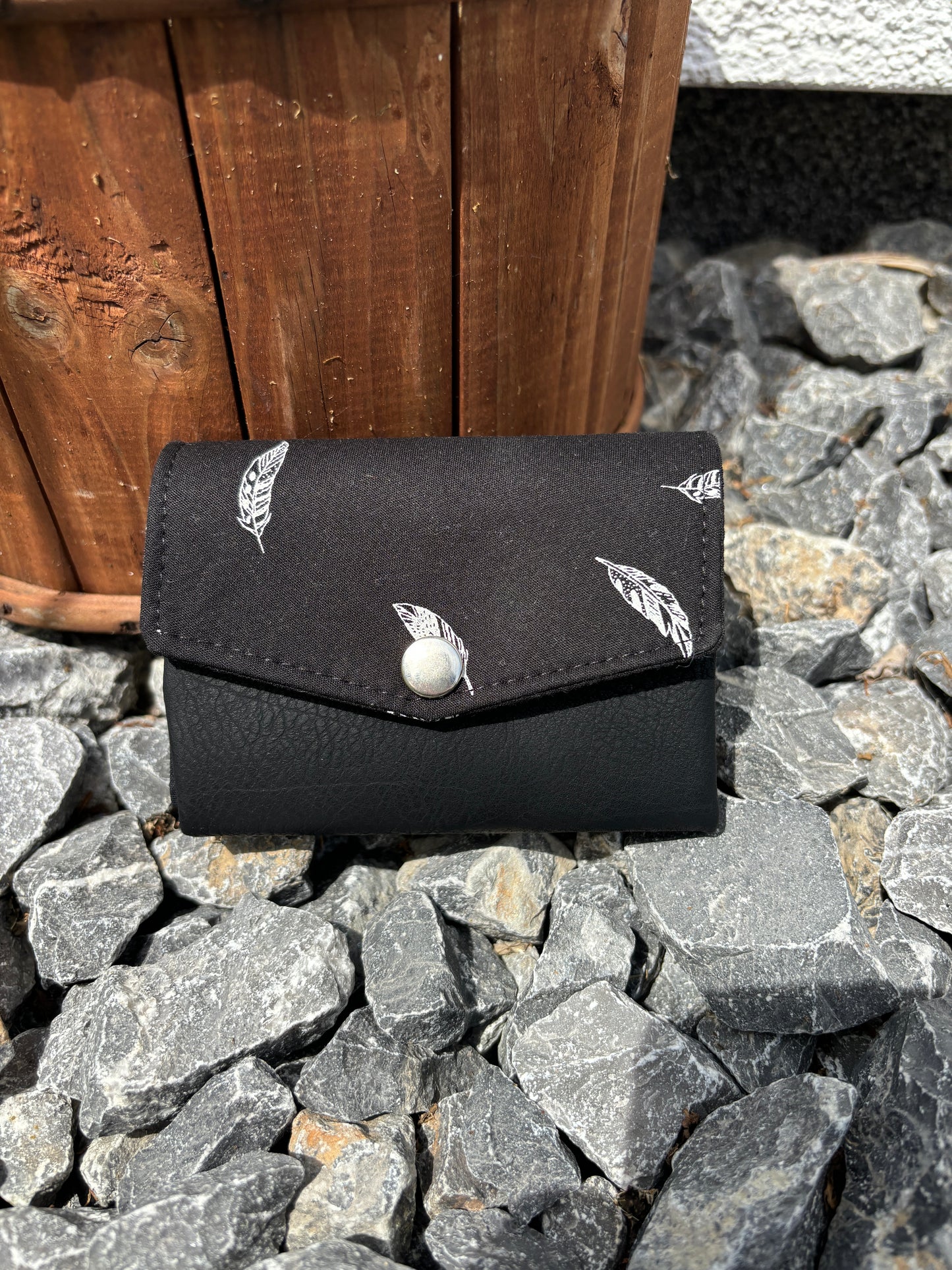 kleine Geldbörse / mini Ruby Federn