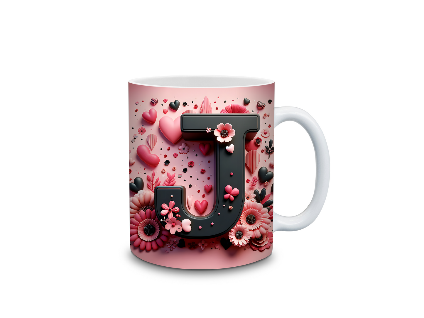 Kaffee-/Teetasse Valentinstag Buchstaben Artikeln. 1002