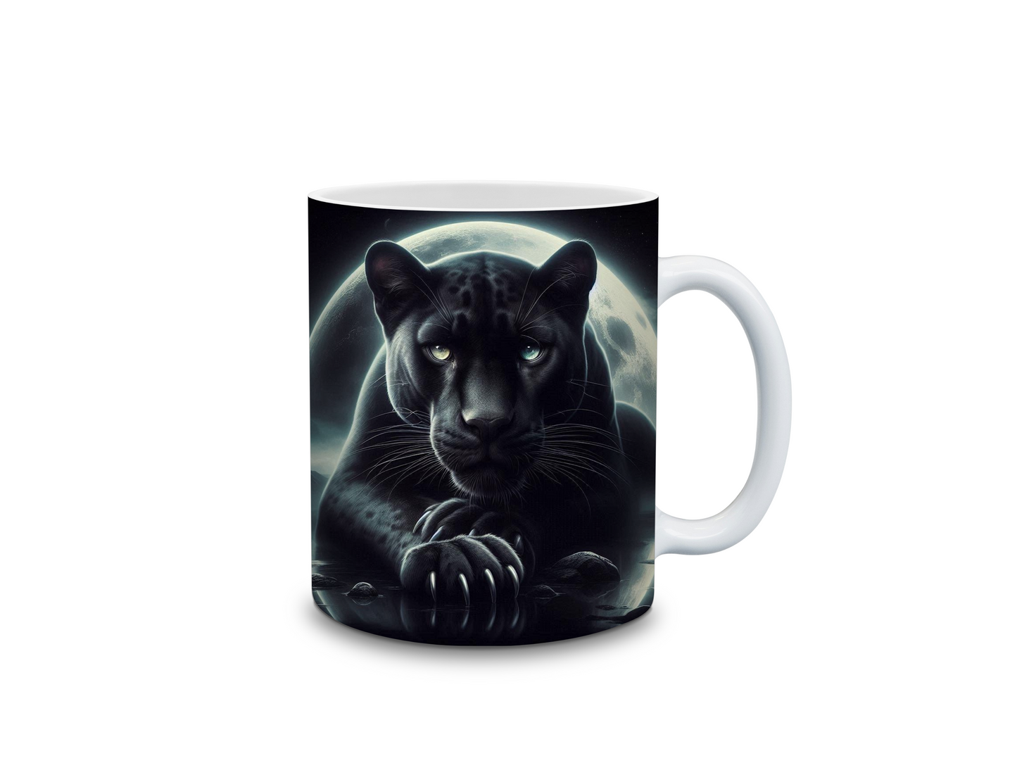 Kaffee-/Teetasse schwarzer Panther Artikeln. 1003