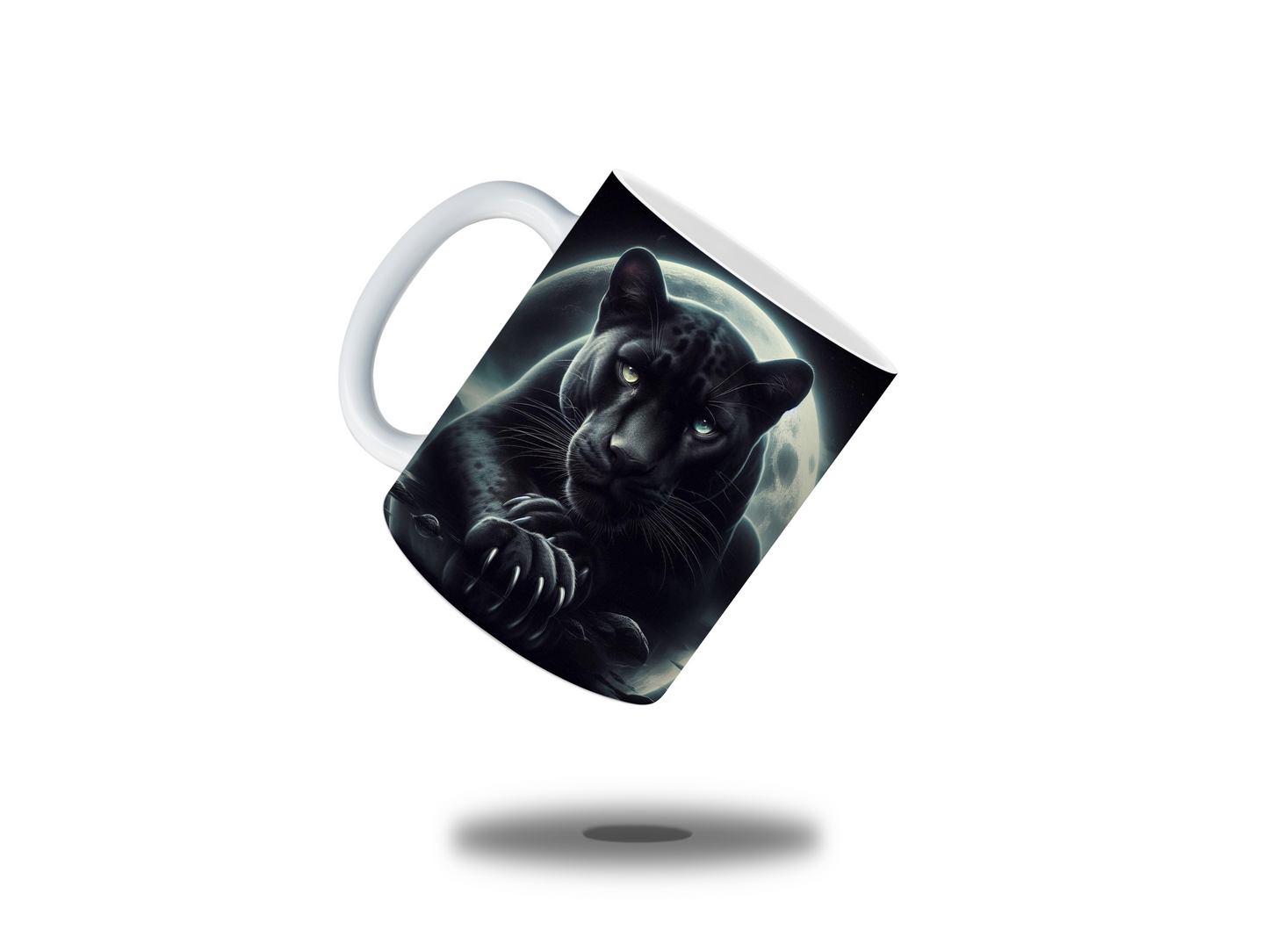 Kaffee-/Teetasse schwarzer Panther Artikeln. 1003