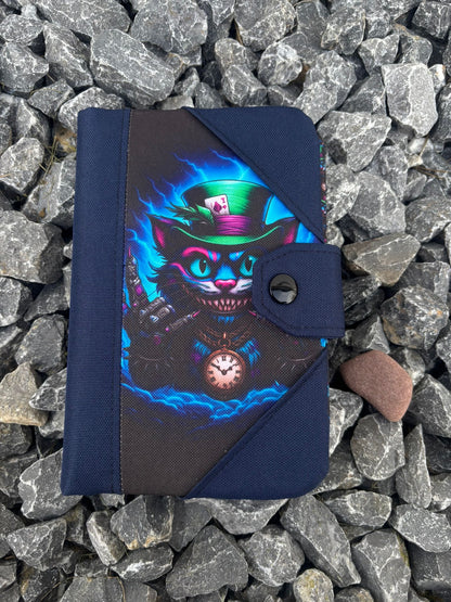 Handmade Ringbuch "Mad Cat" - DIN A6 für echte Planerliebhaber