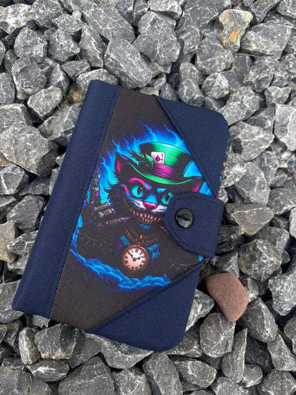 Handmade Ringbuch "Mad Cat" - DIN A6 für echte Planerliebhaber