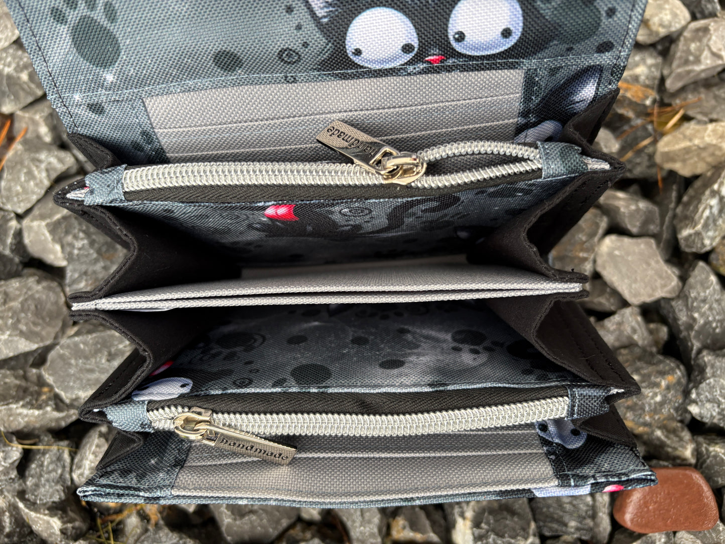 Geldbörse mittel freche Katzen - frech, bunt & mega praktisch