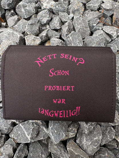 Geldbörse mittel "Mad Cat" - frech, bunt & mega praktisch