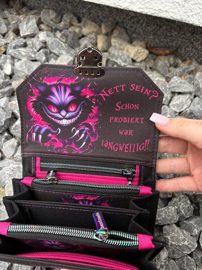 Geldbörse mittel "Mad Cat" - frech, bunt & mega praktisch