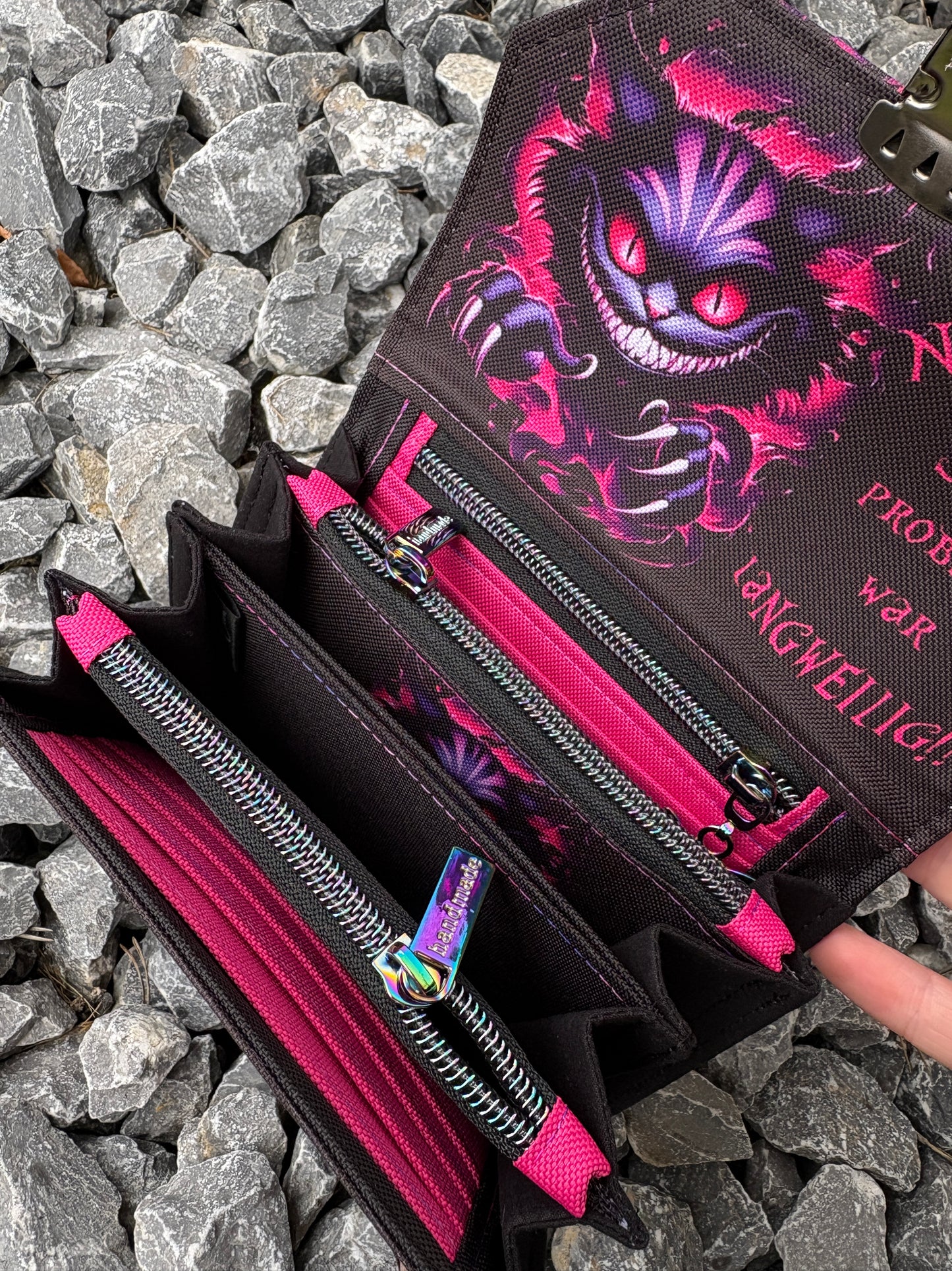 Geldbörse mittel "Mad Cat" - frech, bunt & mega praktisch