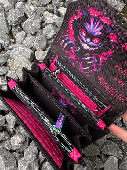 Geldbörse mittel "Mad Cat" - frech, bunt & mega praktisch