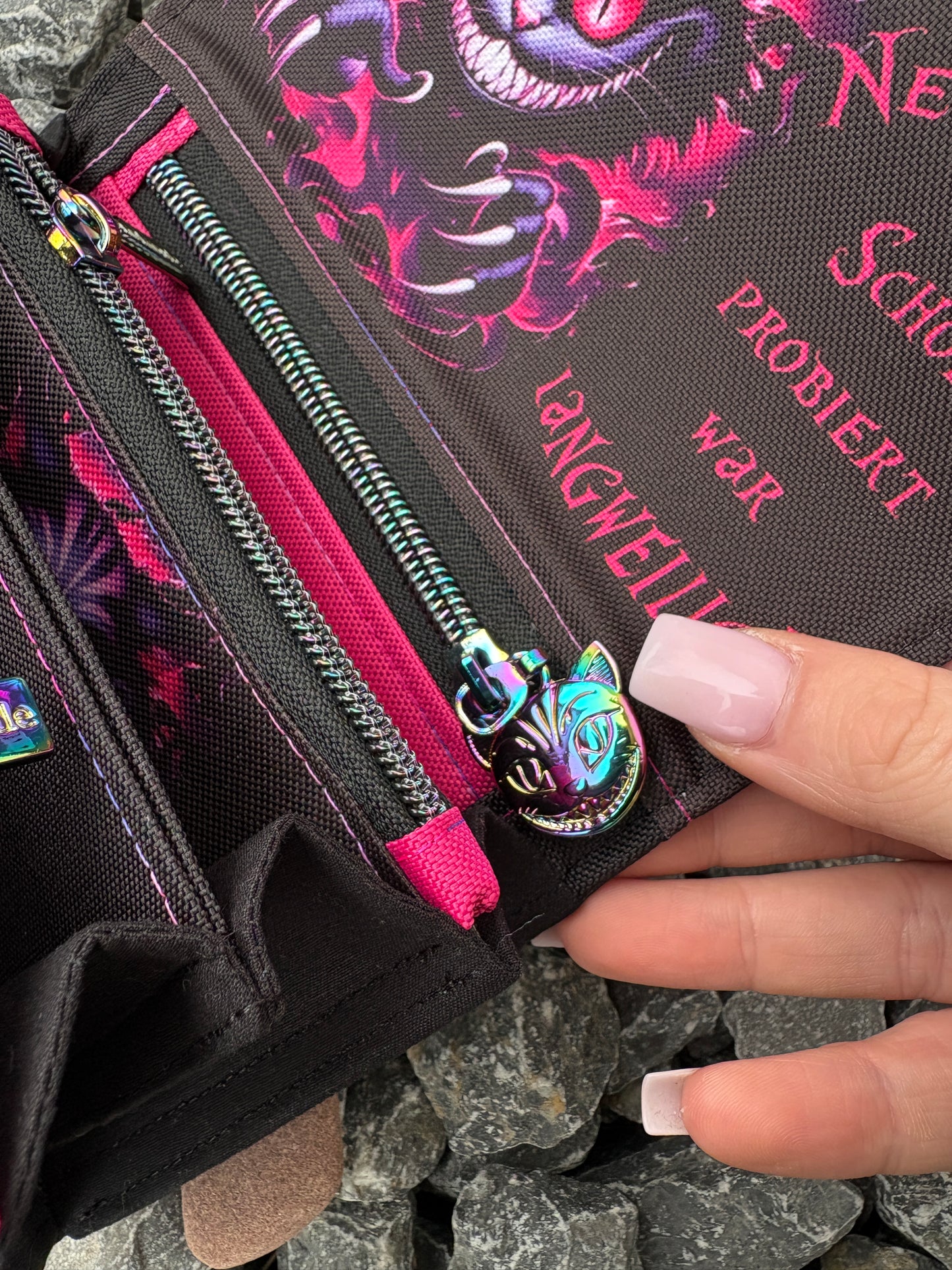 Geldbörse mittel "Mad Cat" - frech, bunt & mega praktisch