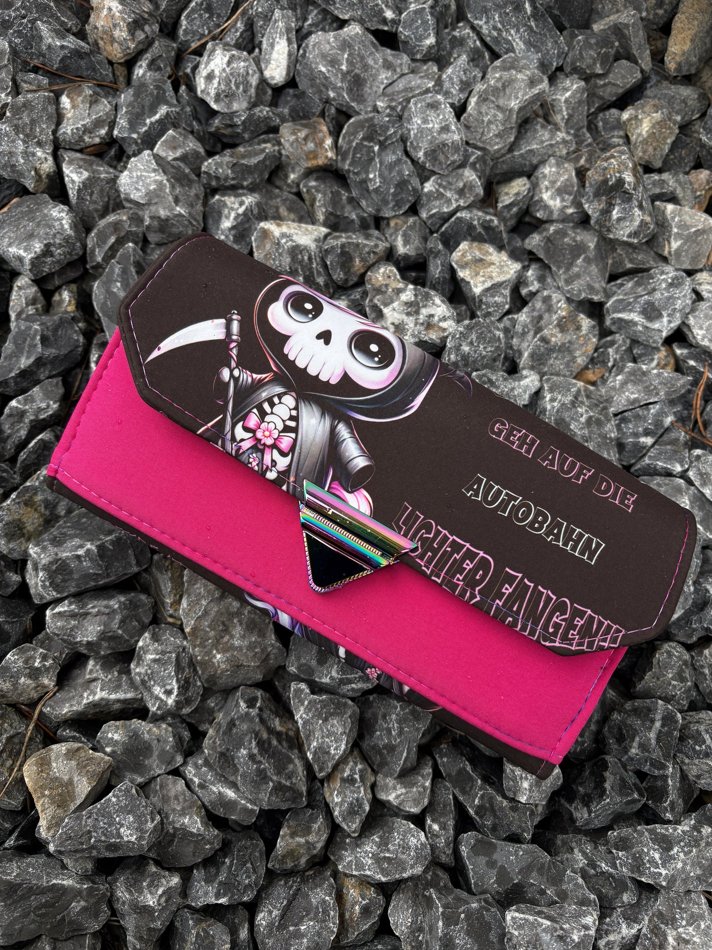 Geldbörse groß Tödchen Autobahn - frech, bunt & mega praktisch