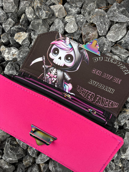 Geldbörse groß Tödchen Autobahn - frech, bunt & mega praktisch