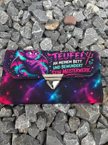 Geldbörse Biggi Teufel mit Spruch - frech, bunt & mega praktisch