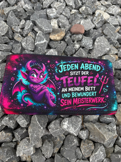 Geldbörse Biggi Teufel mit Spruch - frech, bunt & mega praktisch