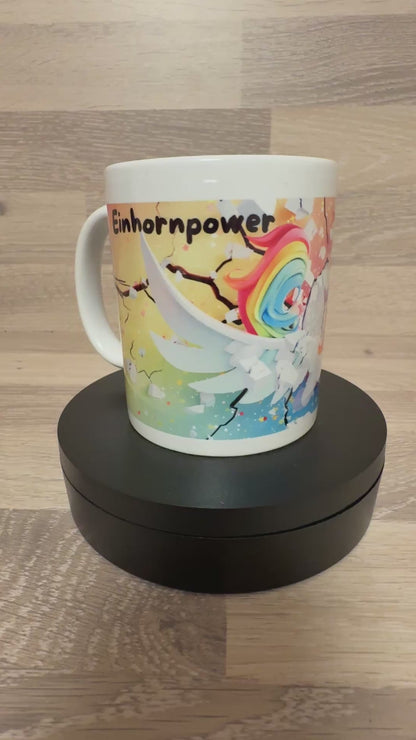 Kaffee-/Teetasse Einhornpower Artikeln. 1011