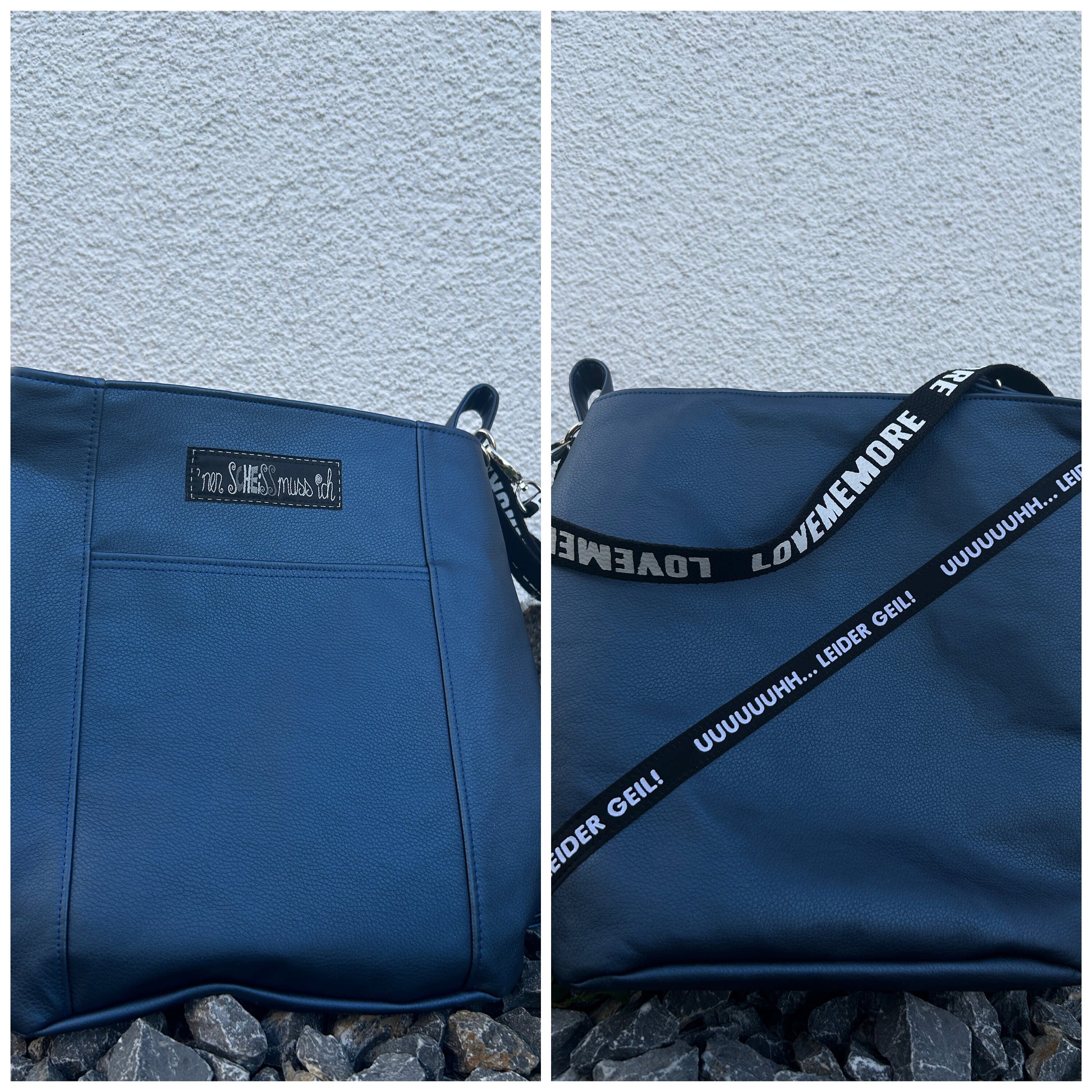 Rucksack/Schultertasche, Rucksacktasche mit verstellbaren GurtenDiese Rucksacktasche in der Größe von H 30 cm * B 36 cm ist ein kleines Raumwunder.
Innen befinden sich ein Reißverschlussfach und ein geteiltes Steckfach.
Außen istTaschenrucksackMein ShopHenkSewnRucksack/Schultertasche, Rucksacktasche mit verstellbaren Gurten